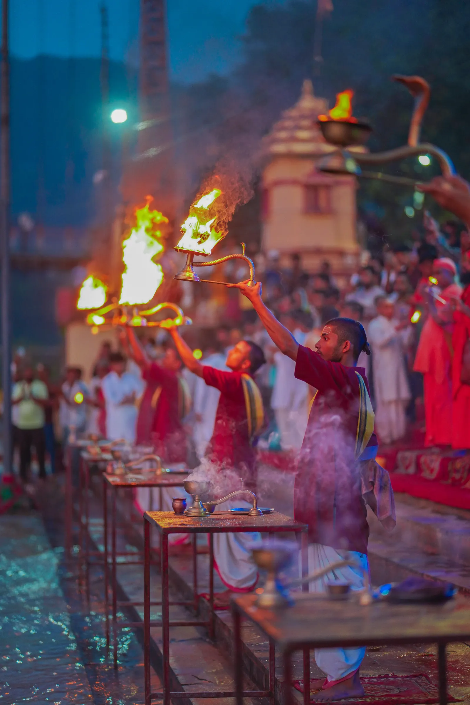 Yoga teacher training class at Mimamsa Yogshala Rishikesh