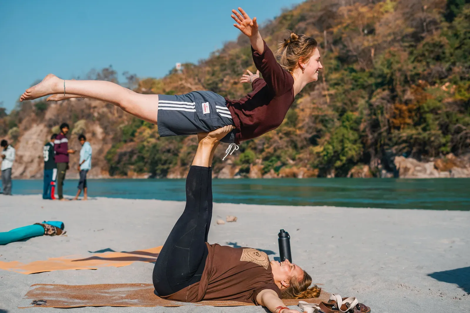 Slackline Yoga