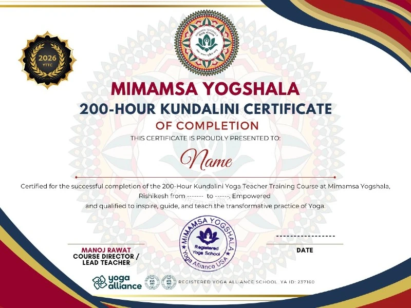 Certified 200 Hour Kundalini Yoga Teacher Training